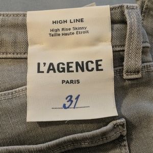 NWT L'Agence High line jeans